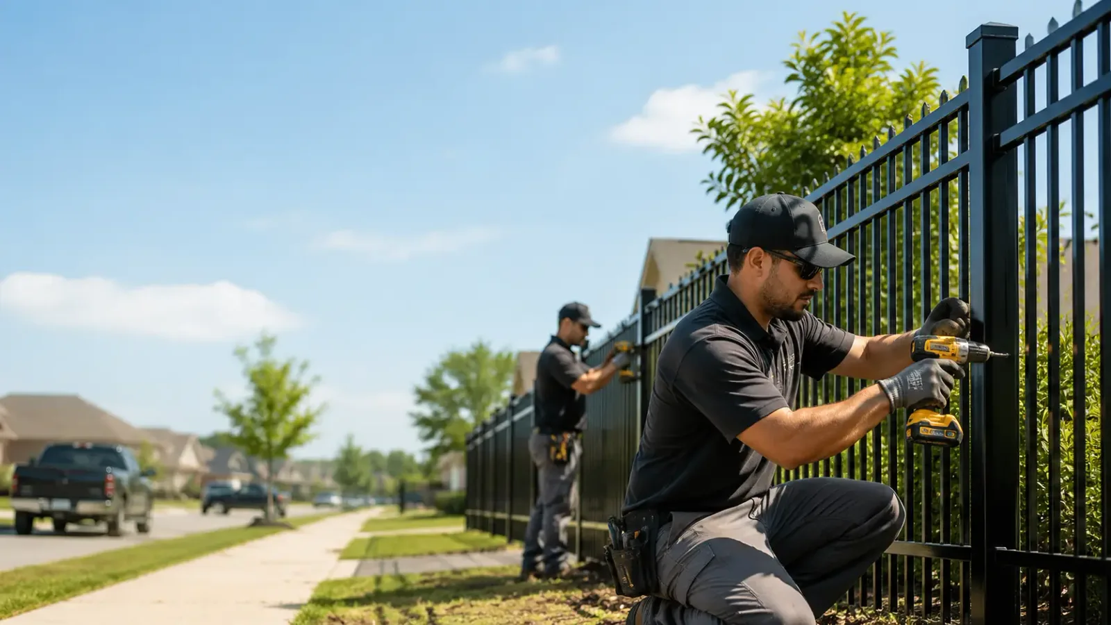Metal Fence Installation in Lawrenceburg, TN